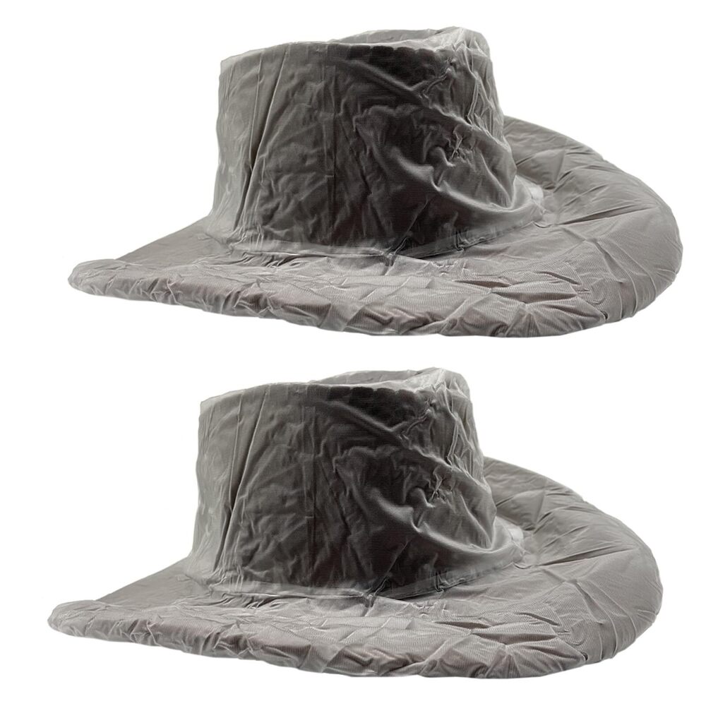 9431 2 Pack Cowboy Hat Rain Protectors- Men's Waterproof Covers For Dust